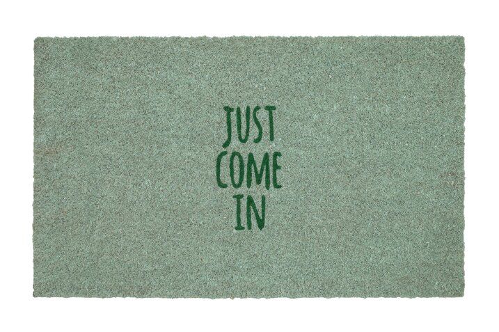 Fußmatte Just come in, grün