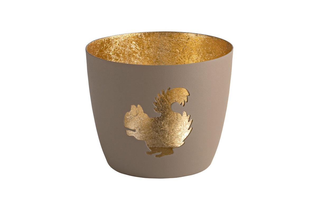 Lantern dachshund sandstone/gold