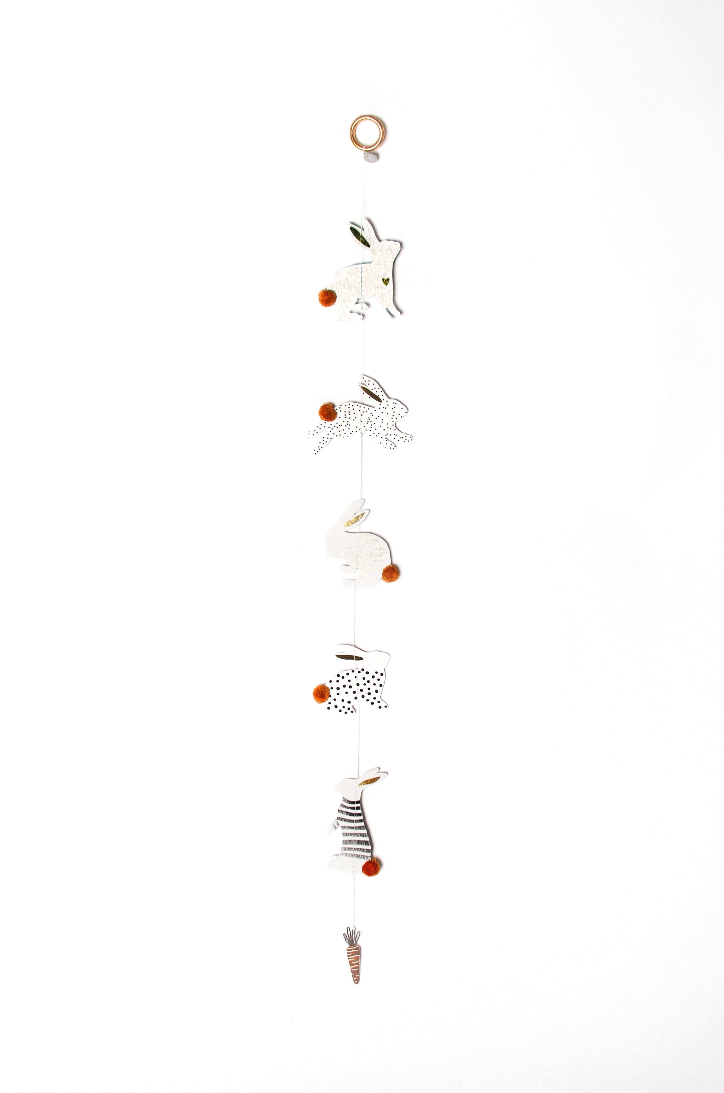 Hoppelhaasketting -Zwartwit-