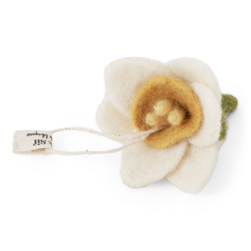Vilten bloem "Daffodil" (Narcis) – Ornament