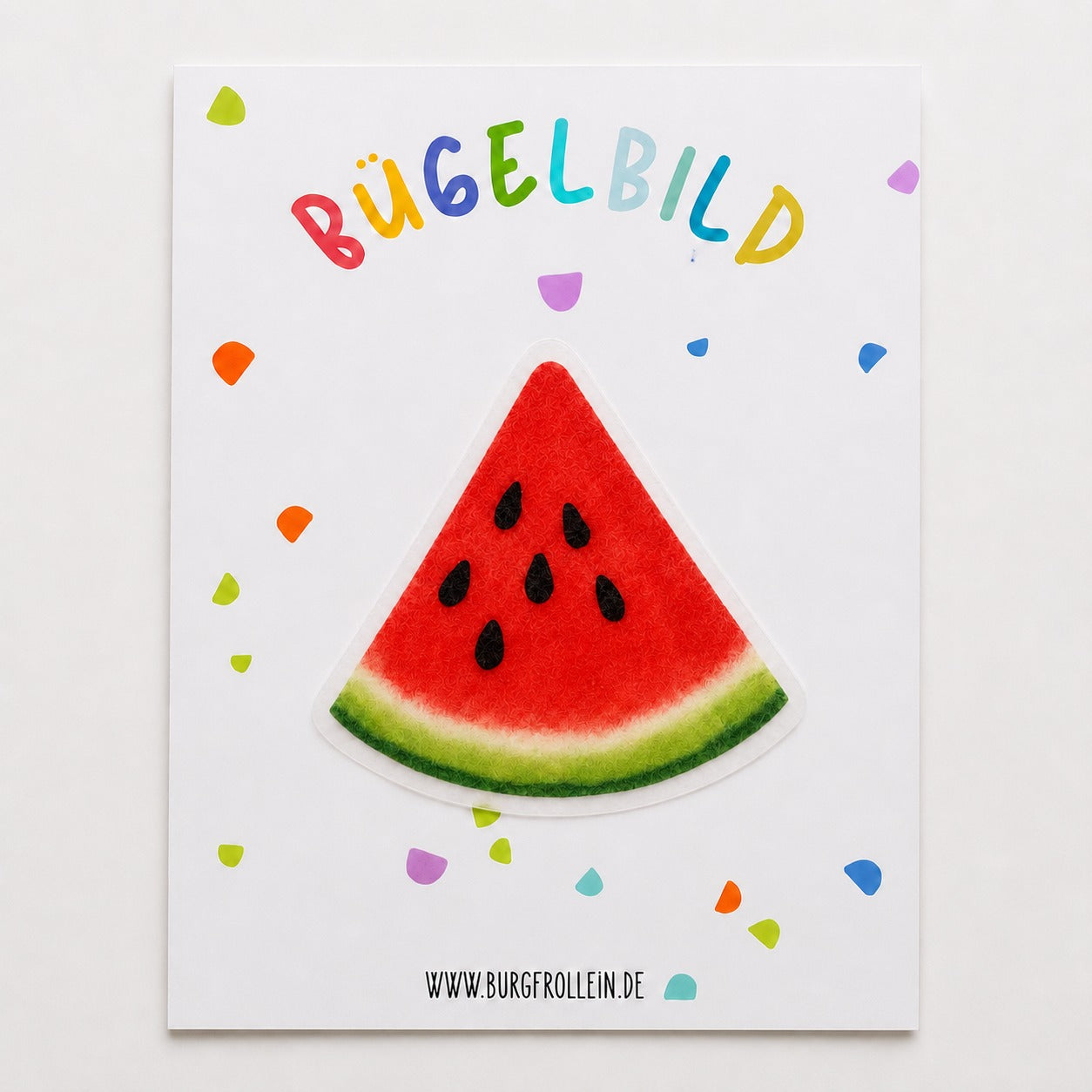 Bügelbild "Melone" zum Aufbügeln (A6)