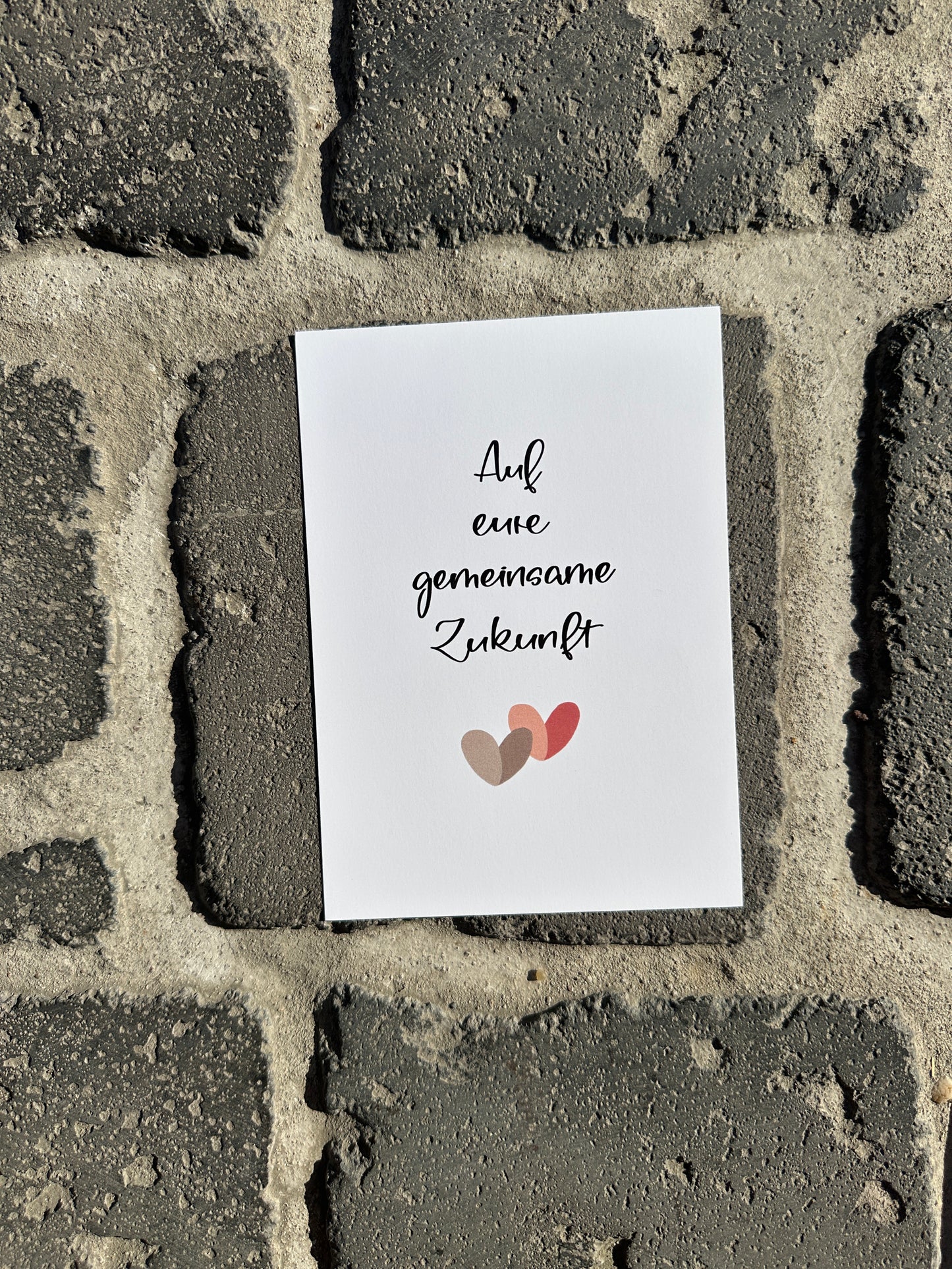 Gedeelde toekomst-ansichtkaart