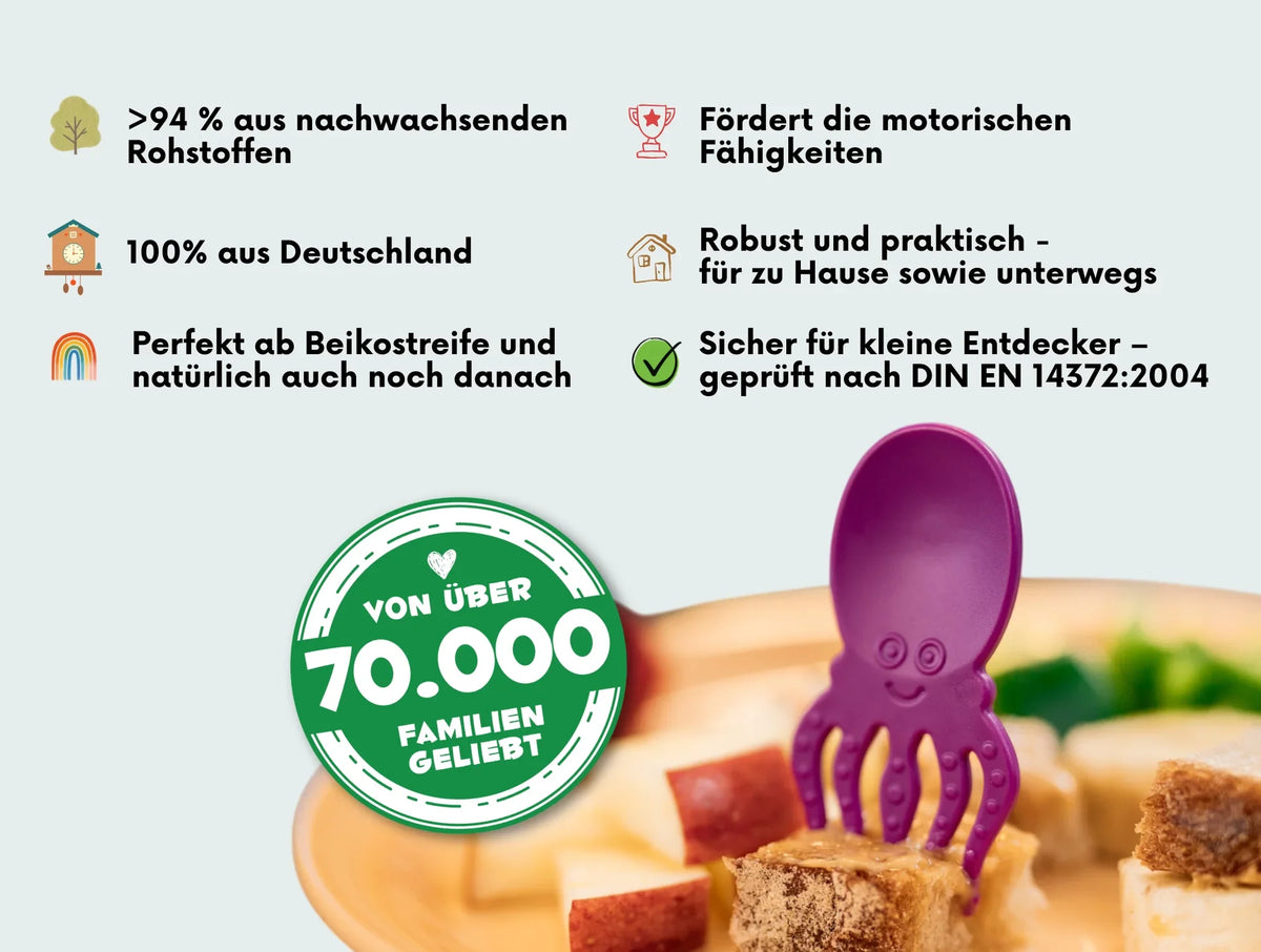 Gemischte Snackpiekser "Glitzi Five" von Pieksi & Griffel, 5er Set