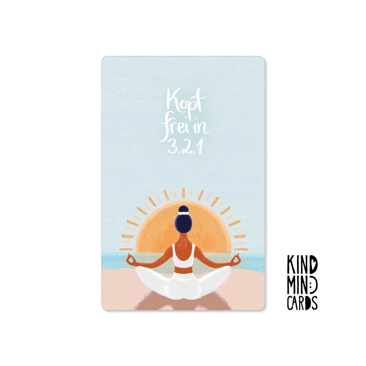 Kind Mind Card "Clear your mind in 3 2 1
