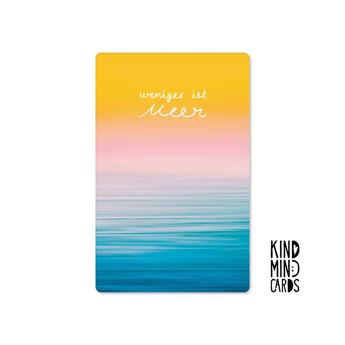 Kind Mind Card "Minder is Meer"