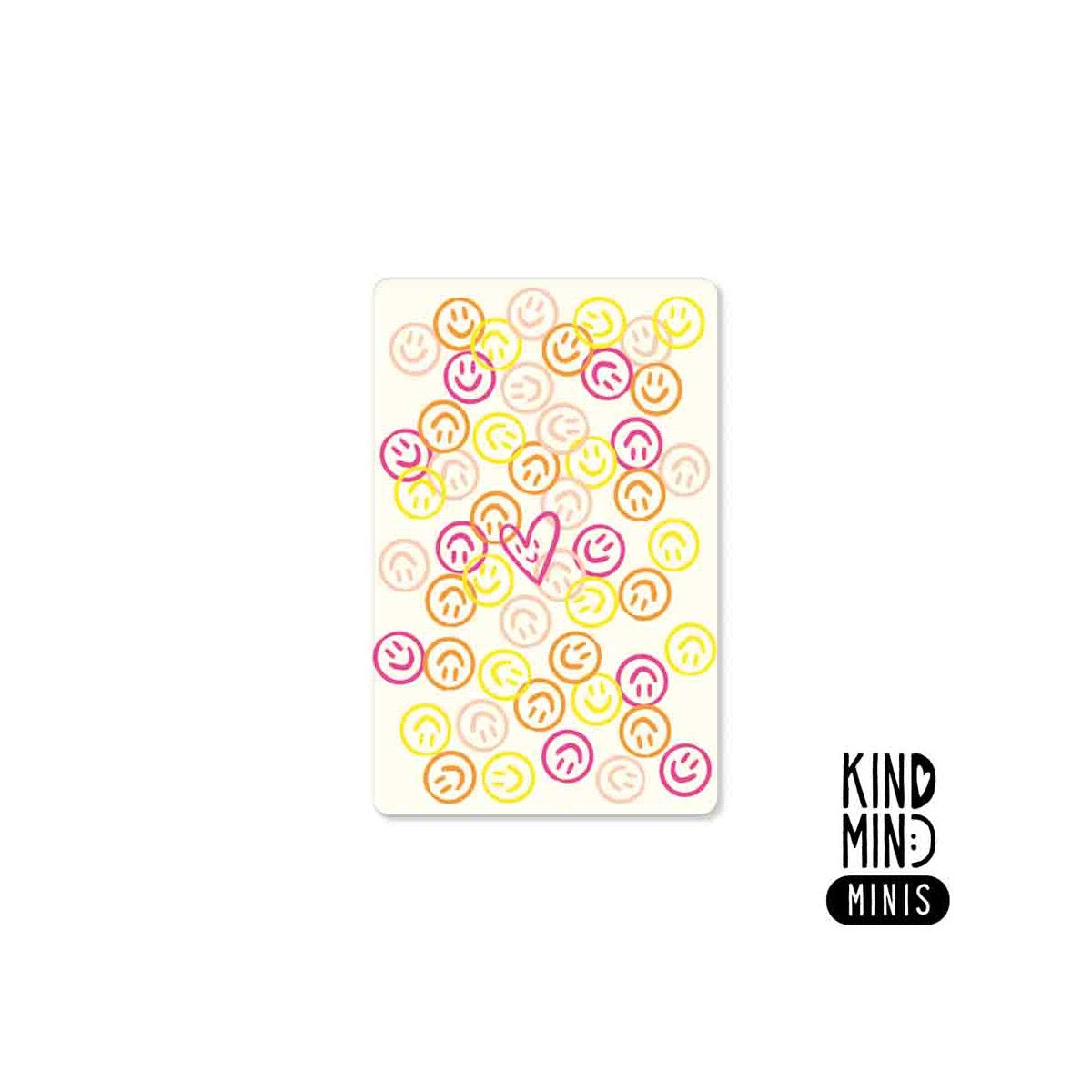 Neon Kind Mind Minis - "Smiley heart pattern"