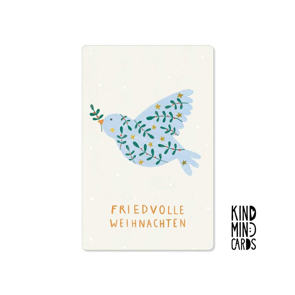 Kind Mind Card "Peaceful Christmas Bird"