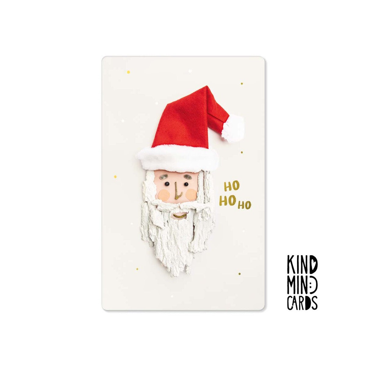 Kind Mind Card "Ho Ho Ho Santa Gezicht"