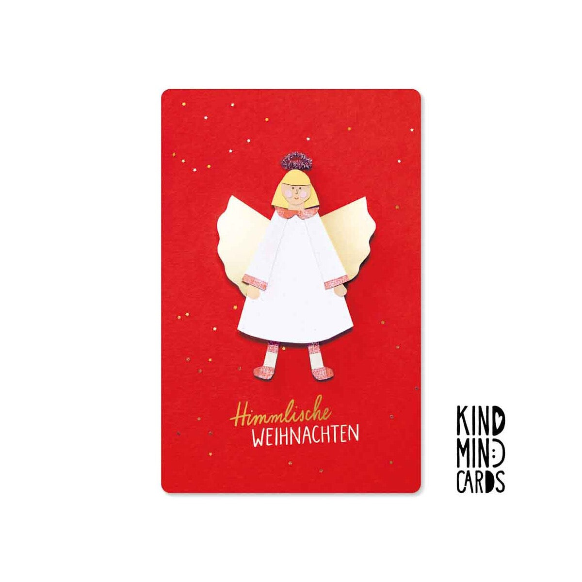 Kind Mind Card "Himmlische Weihnachten Engel"