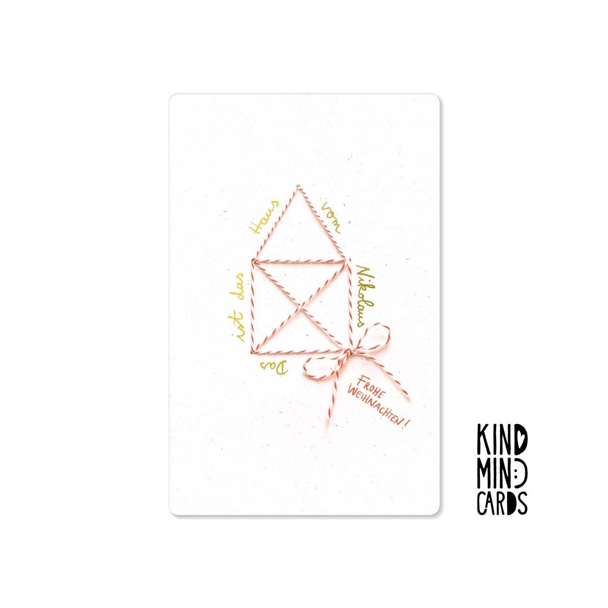 Kind Mind Card "Santa's House"