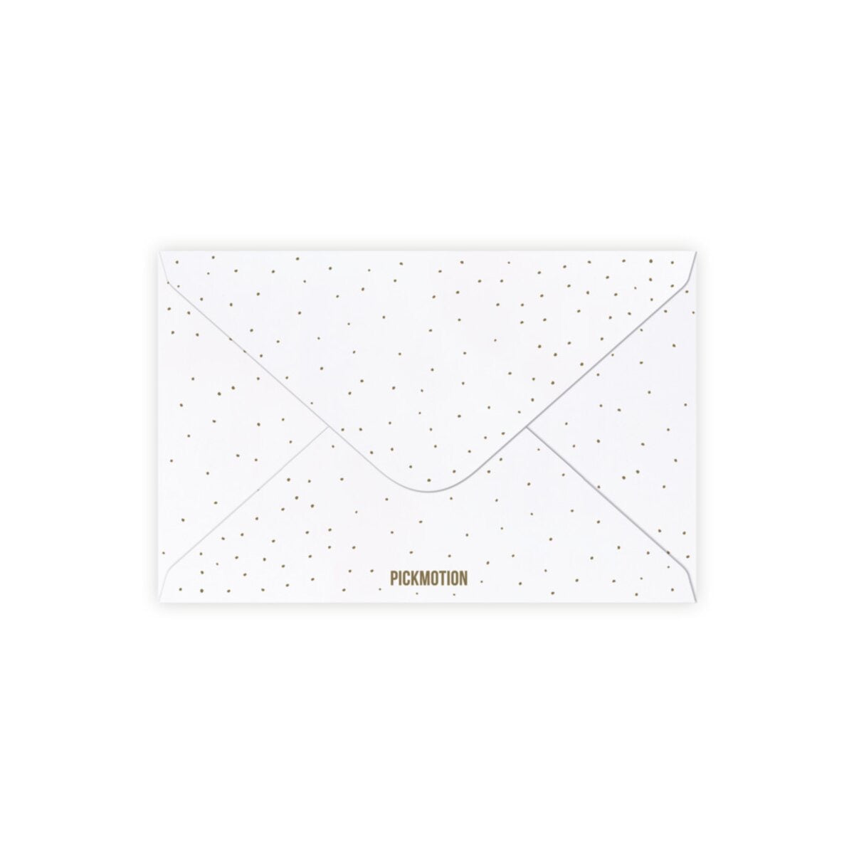 Umschlag Kind-Mind-Postkarten - gold dots