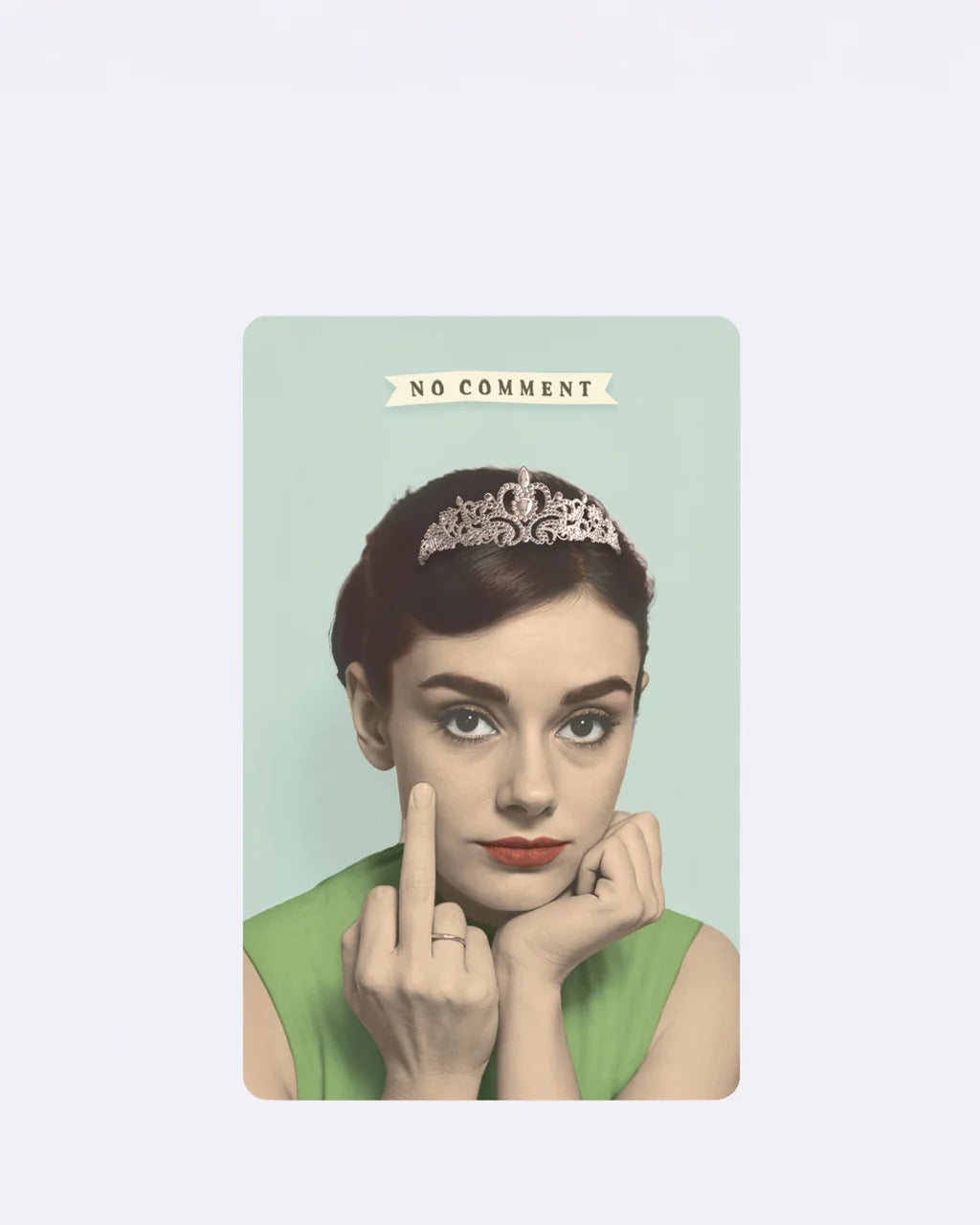 Lunacard Postkarte "No Comment"