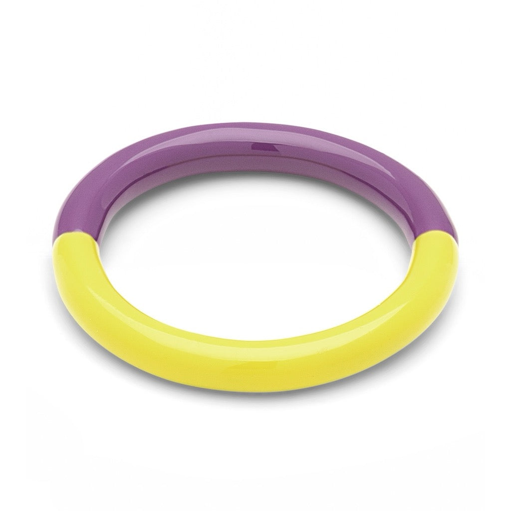 LULU Copenhagen Double Color Ring – Wild Lime - Purple Harvest