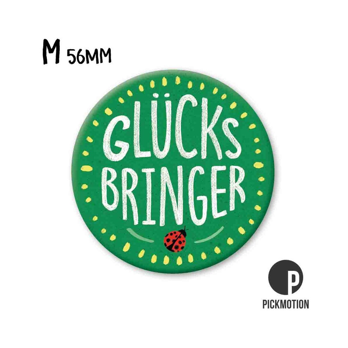 Magneet rond 56 mm "Geluksbrenger"