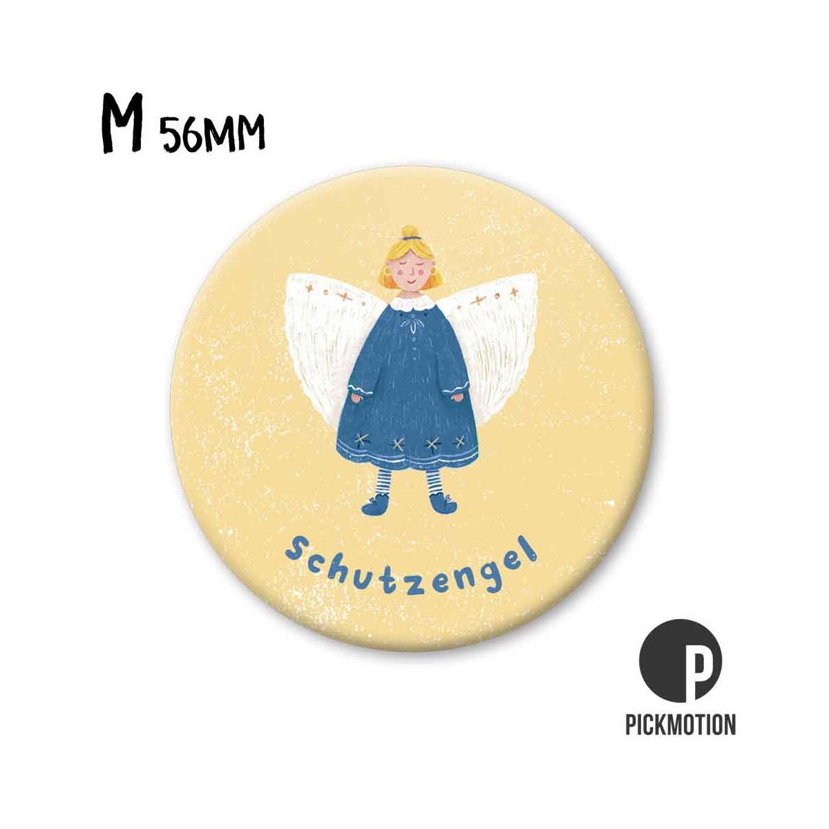 Magneet rond 56 mm "Beschermengel"