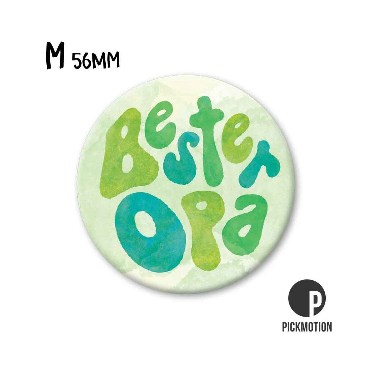 Round magnet 56mm "Best Grandpa"