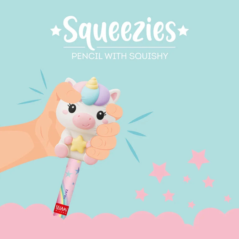 Squeezies Anti-Stress-Bleistift –Unicorn/Einhorn