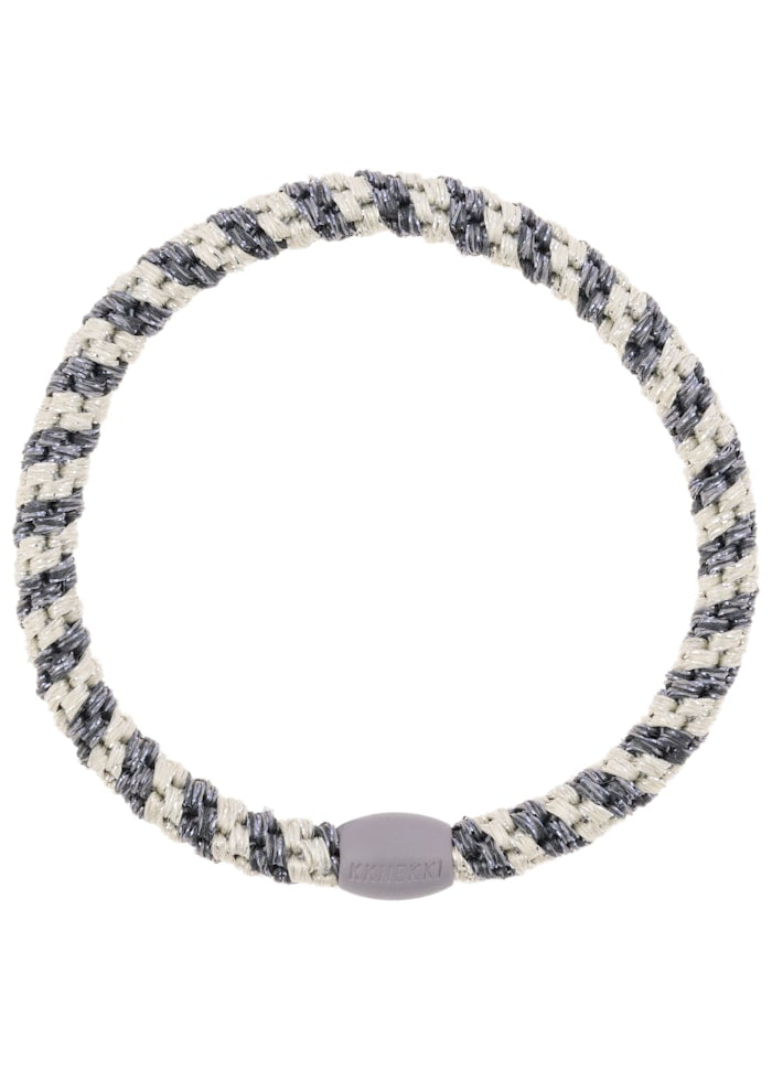 Kknekki Slim grey-silver stripes
