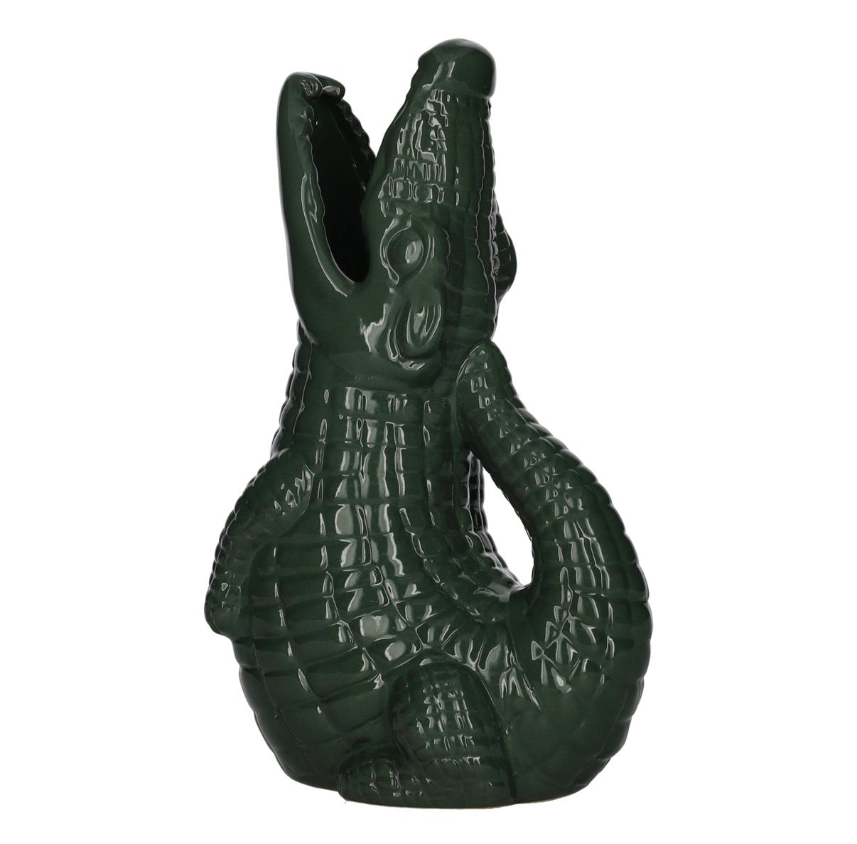 Croco Vase S Dunkelgrün