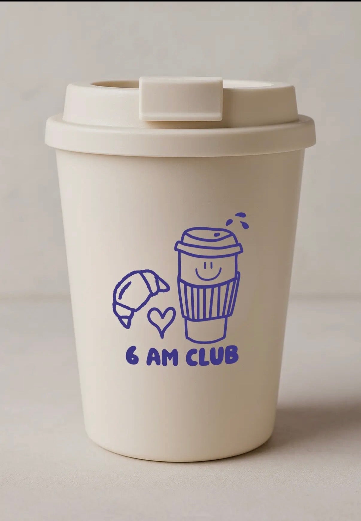 Coffee to go Beker 6 am Club