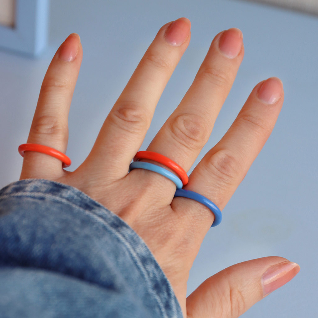 LULU Copenhagen Color Ring – Blue
