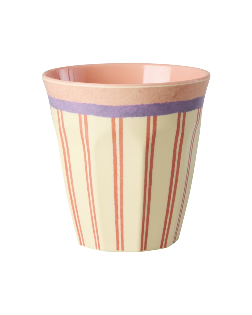 Melamine Cup Medium - Stripey Love Print