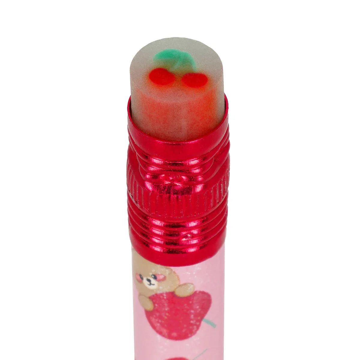 Bleistift "Teddy Bear cherry pink" von Legami (I used to be an Newspaper-Kollektion)