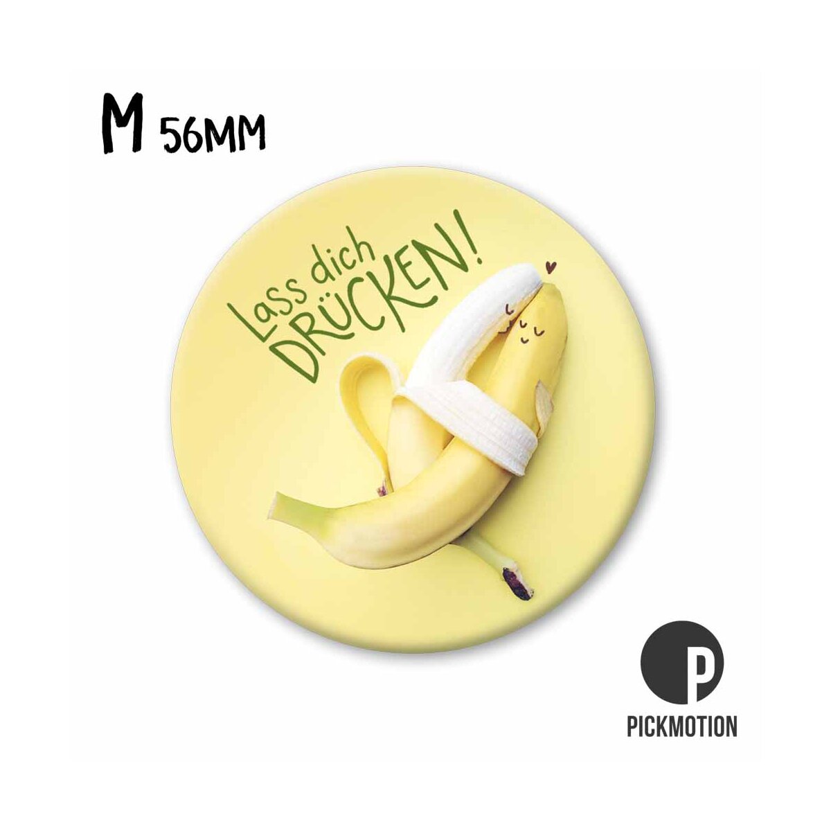 Magneet rond 56mm "Knuffel!"