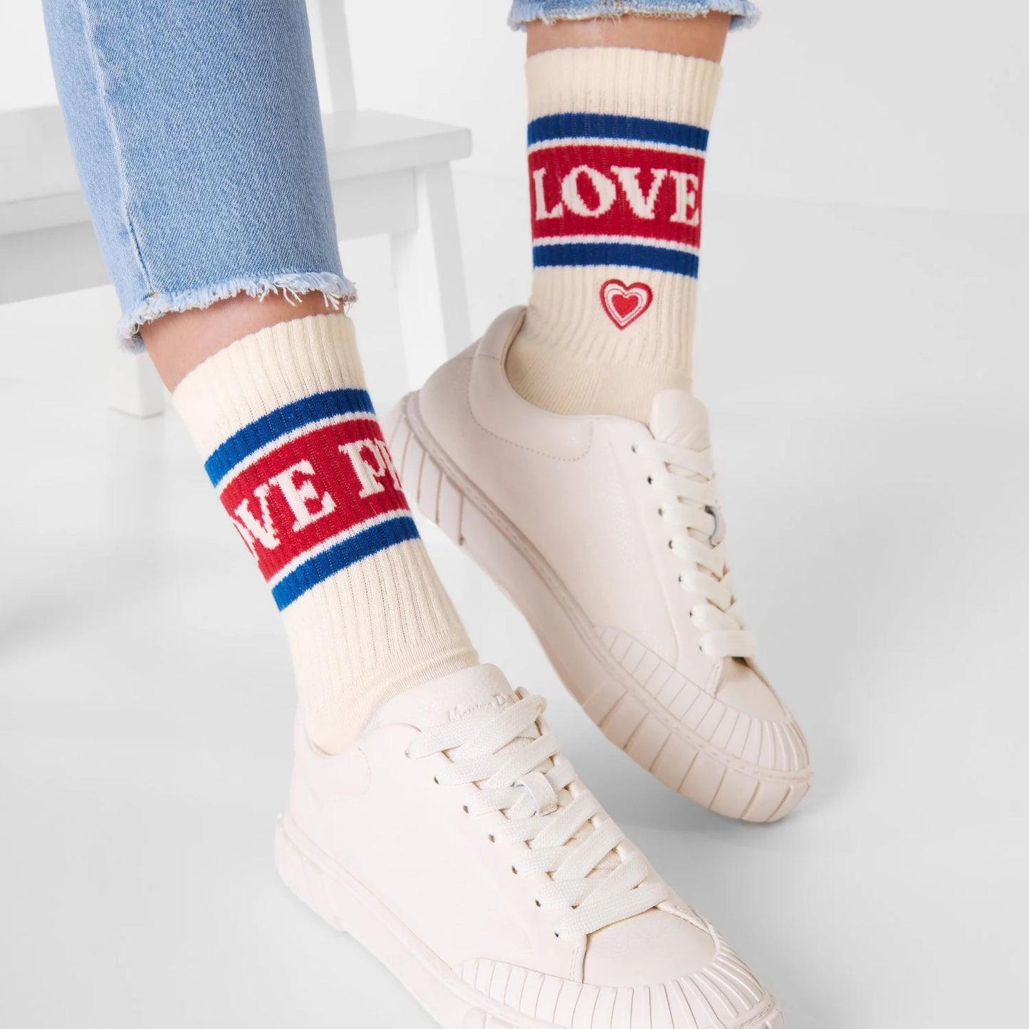 Tennissokken Liefdeshart