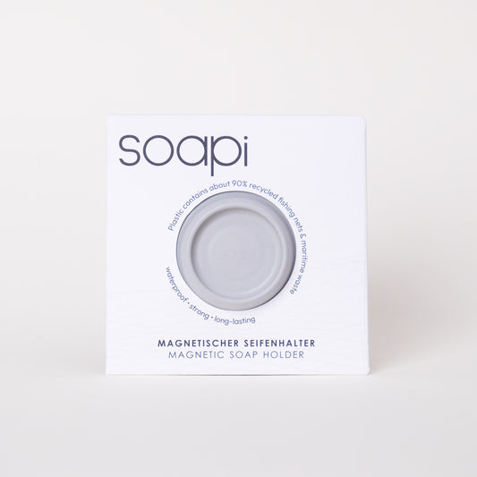Soapi - magnetischer Seifenhalter -grau
