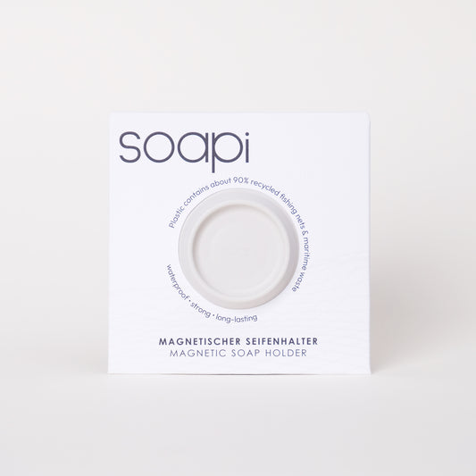Soapi - magnetischer Seifenhalter -cremeweiß