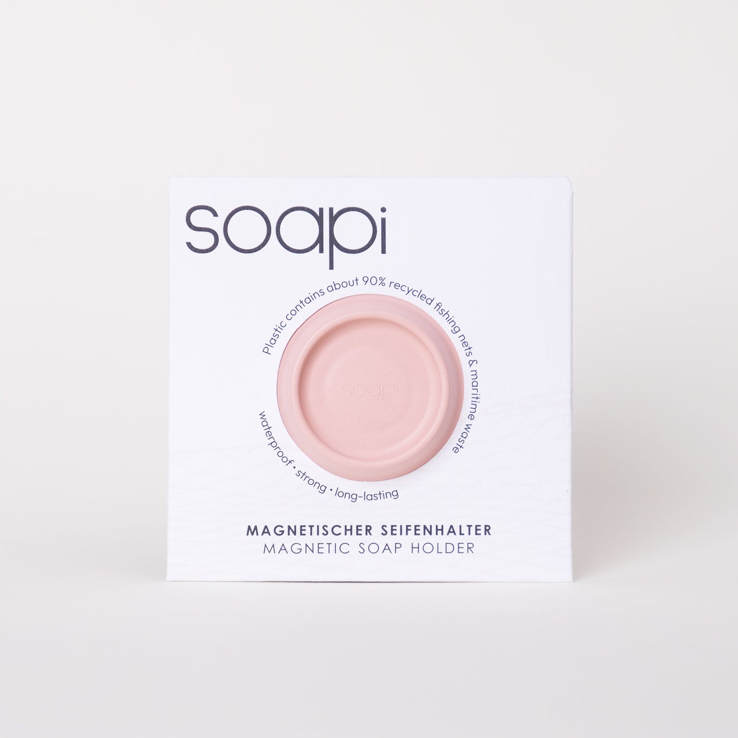 Soapi - magnetischer Seifenhalter -peach