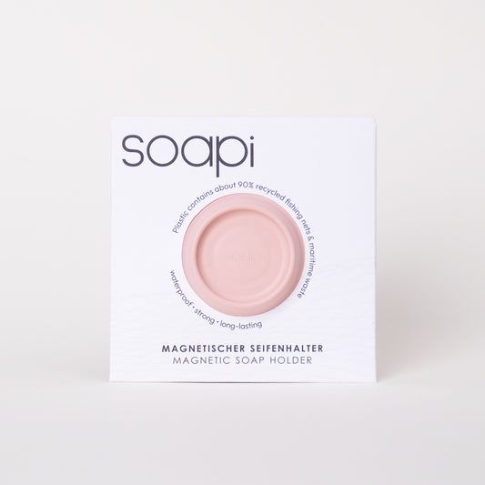 Soapi - magnetischer Seifenhalter -peach