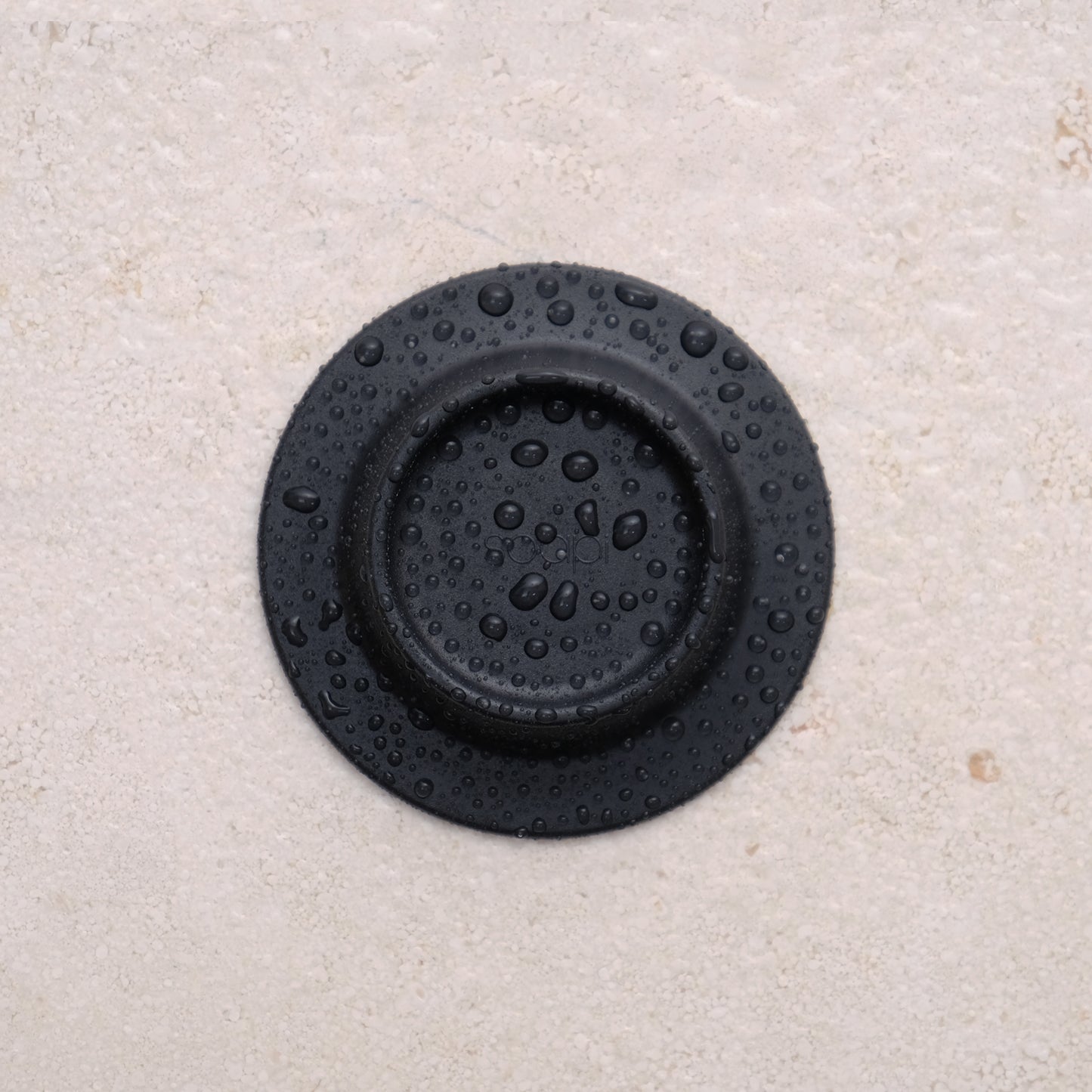 Soapi - magnetische zeepjeshouder - zwart