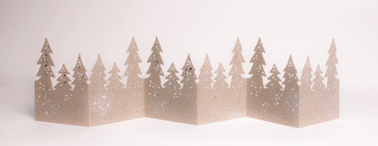 Winter-Tischgirlande „Wald“