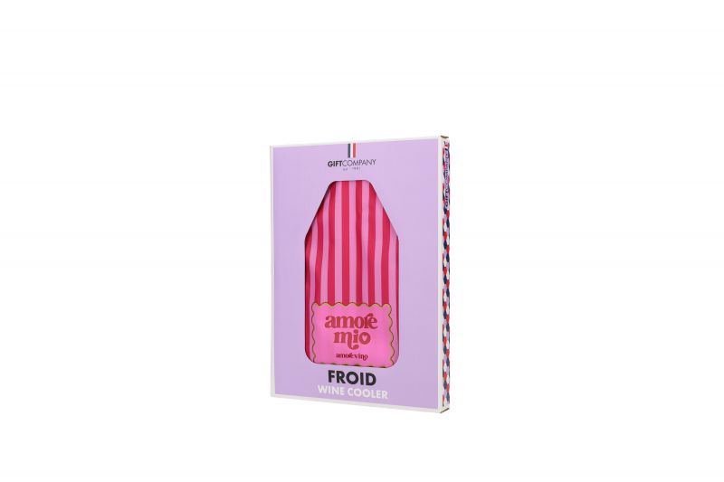 Froid, KÜHLMANSCHETTE "CIN CIN BELLAS, SALUTE RAGAZZI" -  rosa/türkis