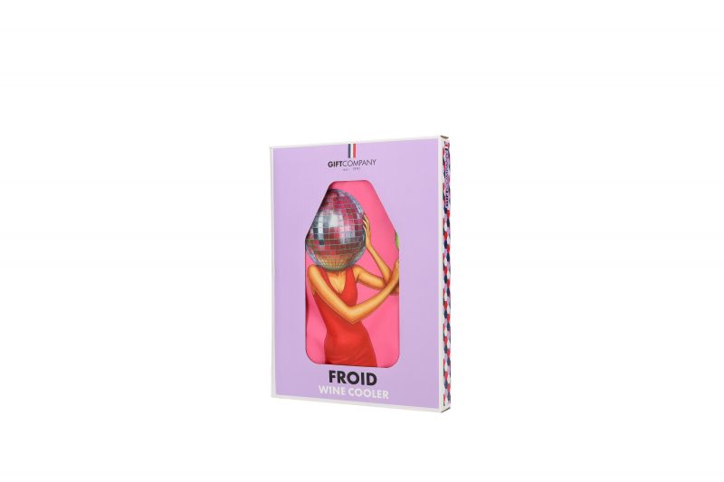 Froid, KÜHLMANSCHETTE "DISCOKUGEL" - neon pink