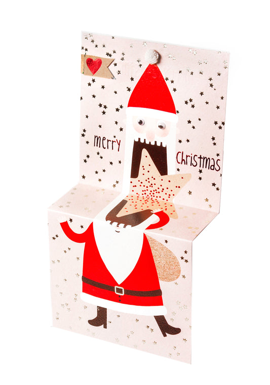 Weihnachtskrümelkarte Merry Christmas