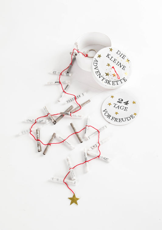 Adventskalenderkette in der Dose