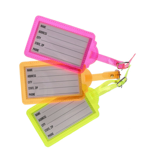 Voyage Kofferanhänger Neon Farben