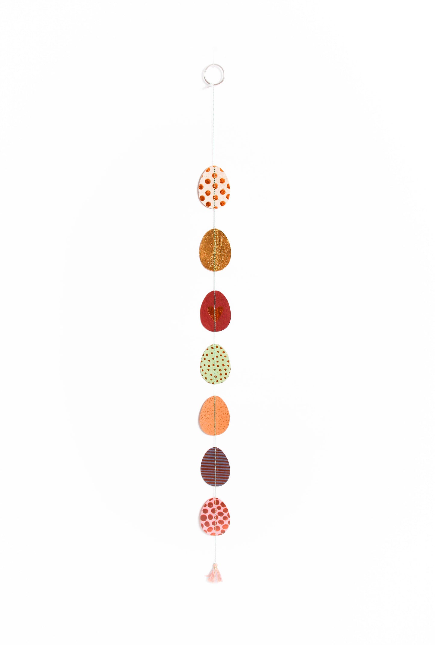 Egg garland -colorful