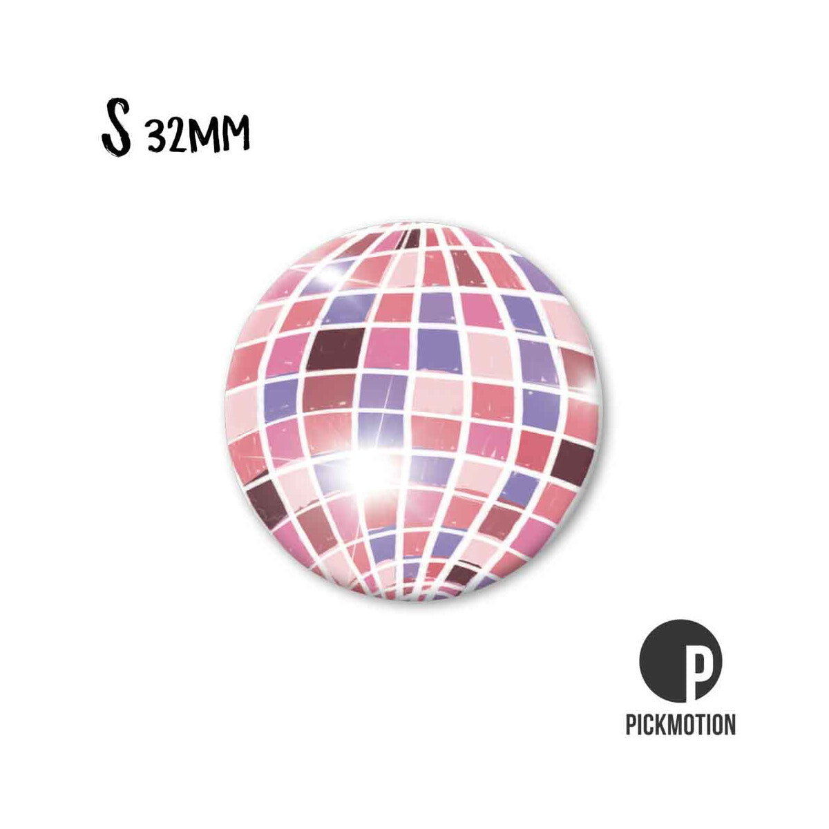 Magneet rond 32 mm "Discobal"