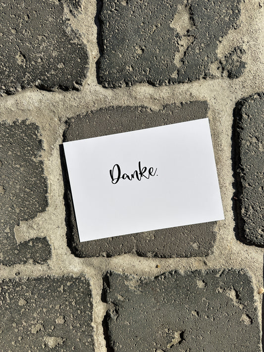 Danke-Postkarte