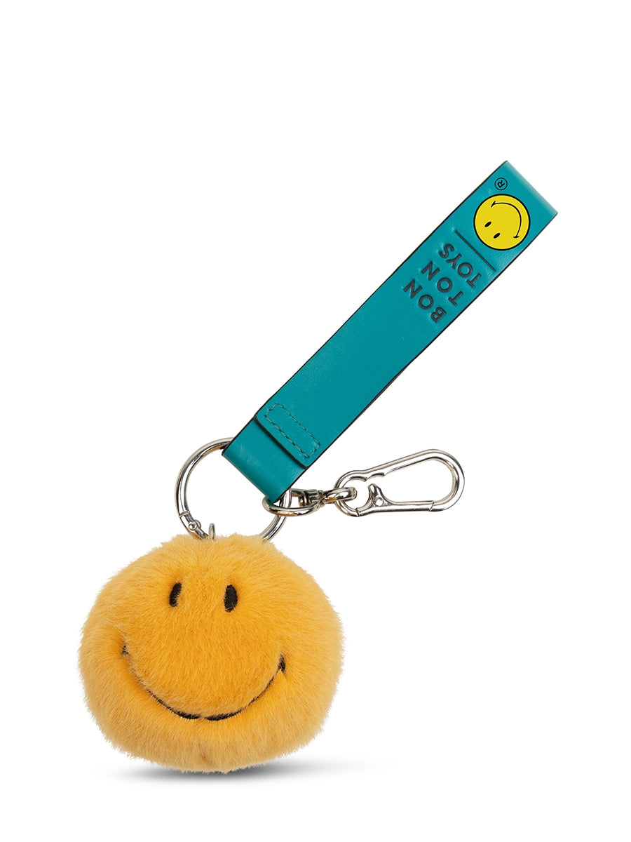 SMILEY ECO FUZZY BAG CHARM - 7 CM - 3