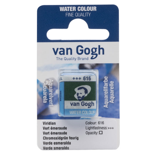 VAN GOGH AQUARELLFARBE NÄPFCHEN 616 Chromoxidgrün feurig