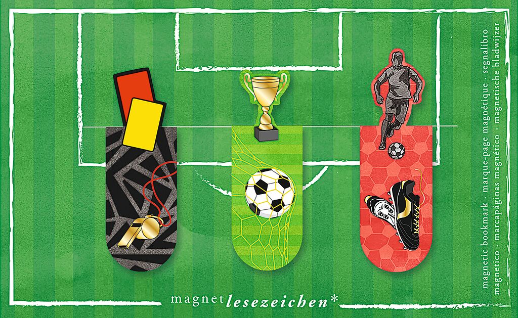 Magnetlesezeichen "Fußball Fan"