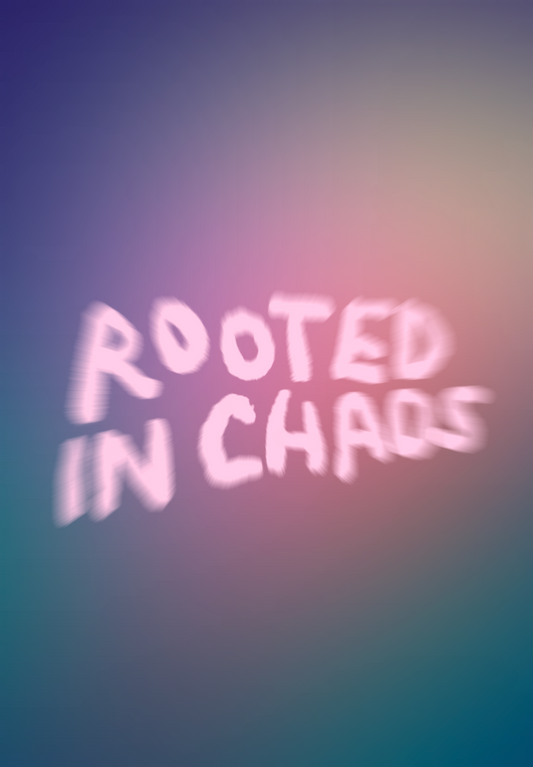 "Rooted in Chaos ..." Exklusive Postkarte aus der Artist Edition von der Berliner Künstlerin Elisa Klinkenberg