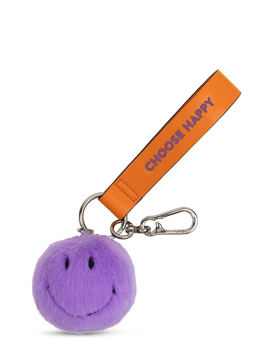 SMILEY ECO FUZZY BAG CHARM - 7 CM - 3