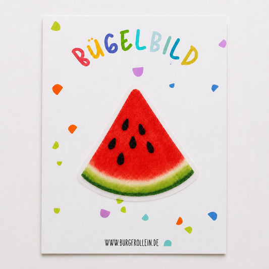 Bügelbild "Melone" zum Aufbügeln (A6)