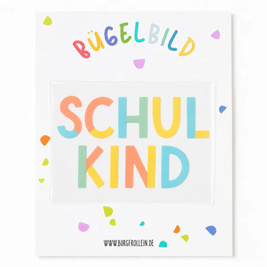 Bügelbild "Schulkind" zum Aufbügeln